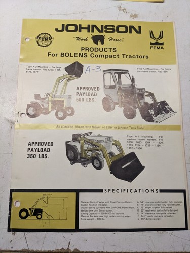 Johnson work horse loader - johnson,