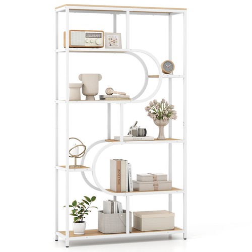 Tier bookshelf industrial - 8-tier,