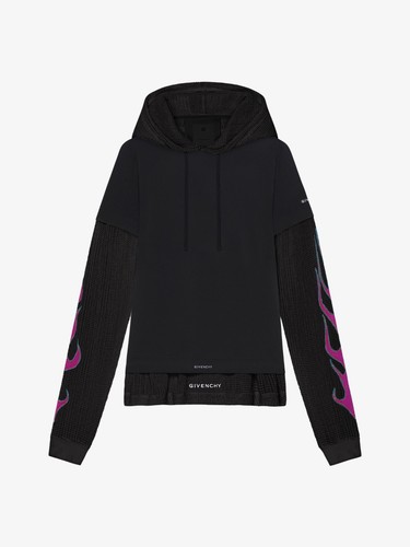 Givenchy overlapped hooded - givenchy,