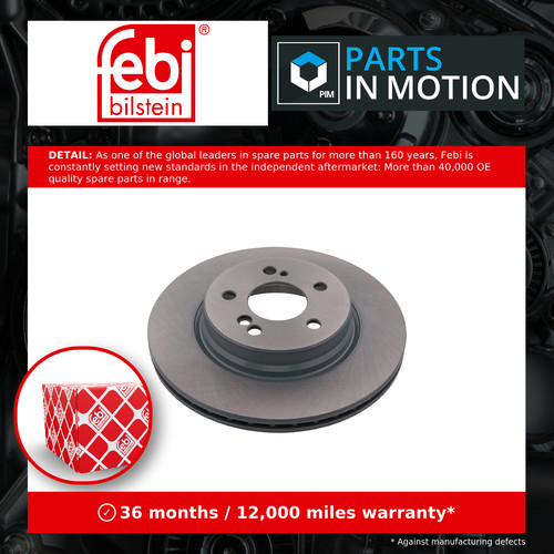 Brake discs pair vented - 2x,