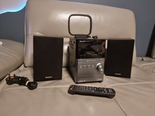 Panasonic SA-PM24 CD Stereo System USB MP3 RDS AM/FM – Remote & Aerial – Tested