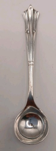 Solid silver salt spoon - solid,