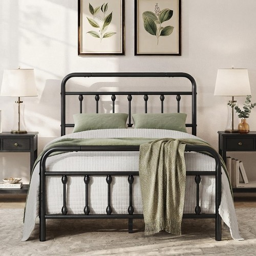 4ft metal platform bed - bed, frame