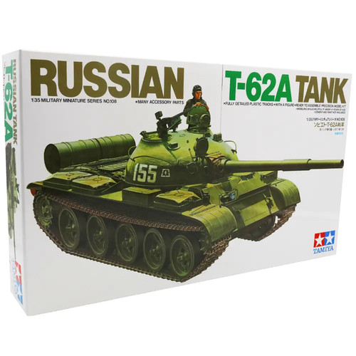 Tamiya russian 62a tank - t-62a,