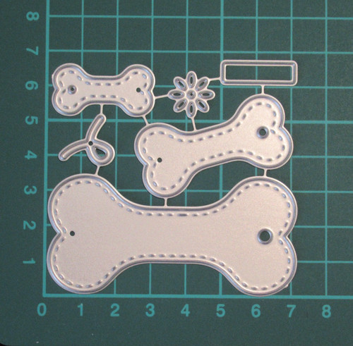 V2210 bone shaped tag die - v2210,