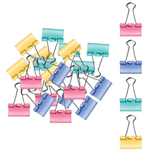 Bulldog foldback clips 19mm - bulldog,