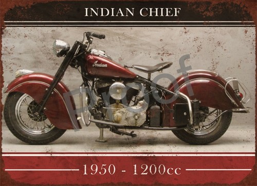 Indian chief 0070 sign 10 - chief ,