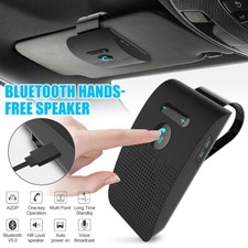 Wireless Bluetooth Car Speaker Phone Hands-free MP3 Kit Sun Visor Clip Drive UK