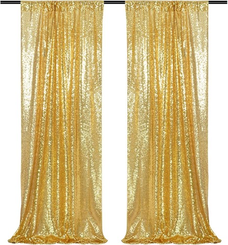 Gold 2ft 5ft - 7.5ft, sparkly