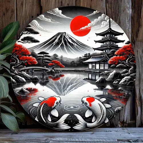 Japanese oriental garden koi - japanese,
