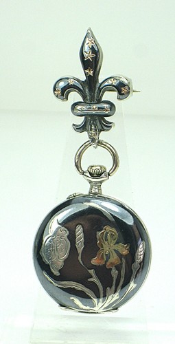 Pocket watch solid - , silver