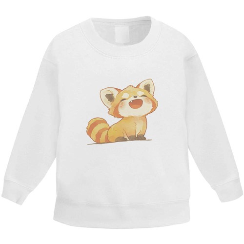 Cute happy red panda - red, panda'
