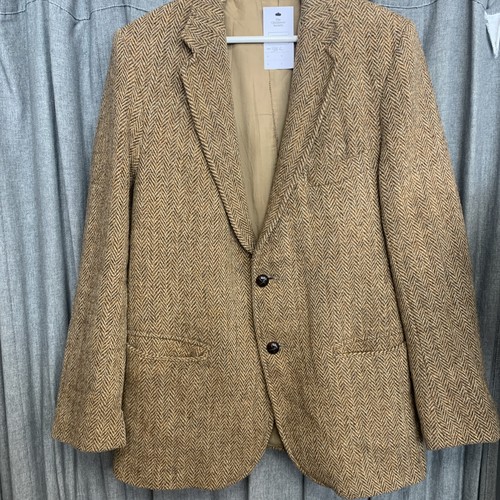 Harris tweed brown tan - harris, blazer