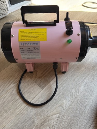 Pink dog pet hairdryer - pet,