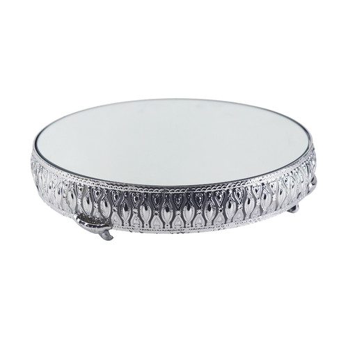 Round mirror top wedding cake - top-wedding,