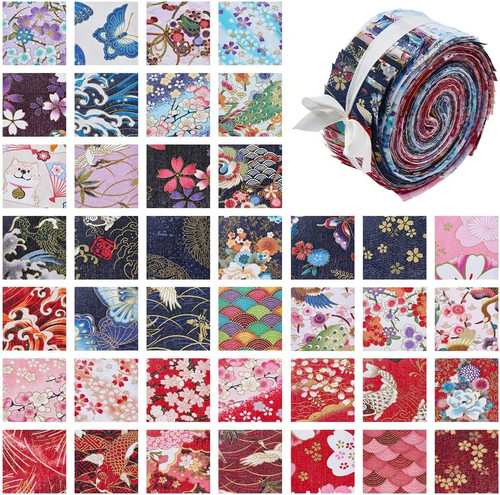 40pcs jelly roll - fabric, cotton