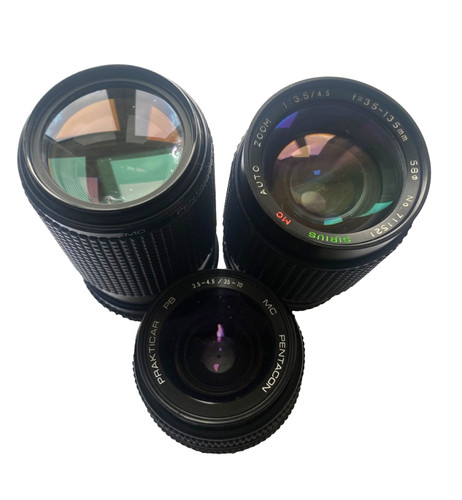 Job lot 35mm camera lenses - 3,