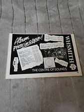 TPGM13 ADVERT 5X8 W H SMITH - ALBUM PRICES IN A SPIN : ULTRAVOX. DIRE STRAITS