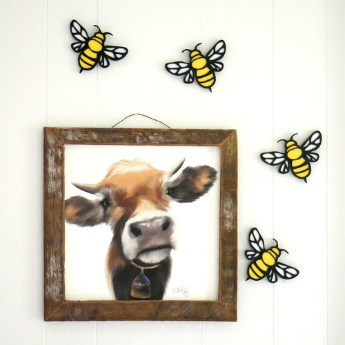 Bumblebee wall hanging decor - bumblebee,