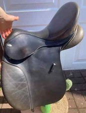 5 DAY TRIAL? RARE 17.5" Thorowgood L6 FULL LEATHER Saddle ID HMK?PICK WIDTH ?