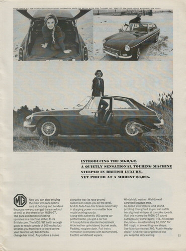 1966 mgb sensational - mgb/gt,