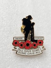 Poppie Soldier Pin Badge