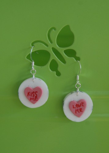 Polymer clay heart - polymer,