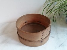Vintage Wooden Riddle Sieve -