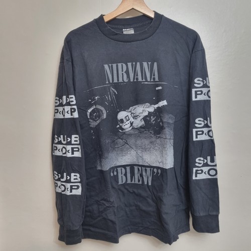 Vintage nirvana blew band - band, t