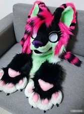 Fursuit Long haired Dog Fox