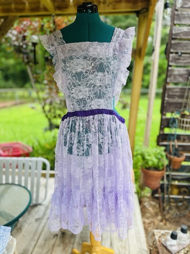 Vintage prairie apron dress - vintage,