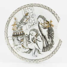 Chinese Grisaille Porcelain