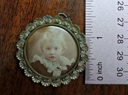 Antique victorian mourning pin - antique,