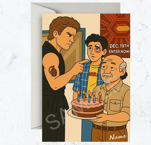 Personalised karate kid - karate, kid/cobra