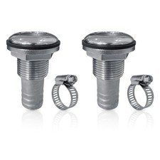 2 PCS Thru Hull Fittings For