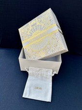 Christian DIOR White & Gold Gift Box - 2024 Christmas Edition PLUS pouch