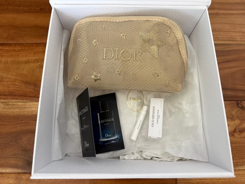 Dior beauty bag embroidered - dior,