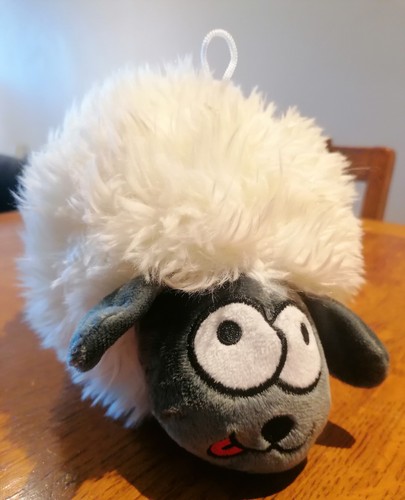 White sheep plush - white,