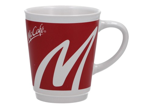 Mcdonalds red mccafe - mcdonalds,