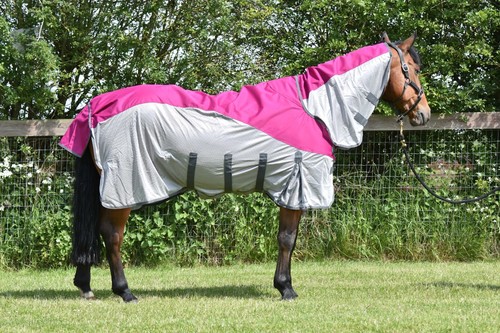 Horse fly rug with neck - horse,