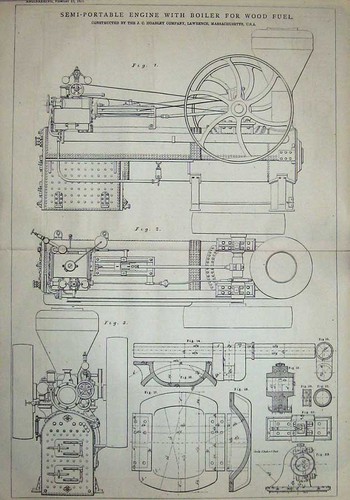 Original old antique print - old,