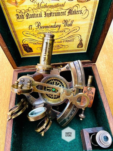 Antique brass sextant - antique, with