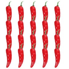 40 Pcs Mini Foam Artificial Peppers Simulation Fake Chili Pepper Photo Props