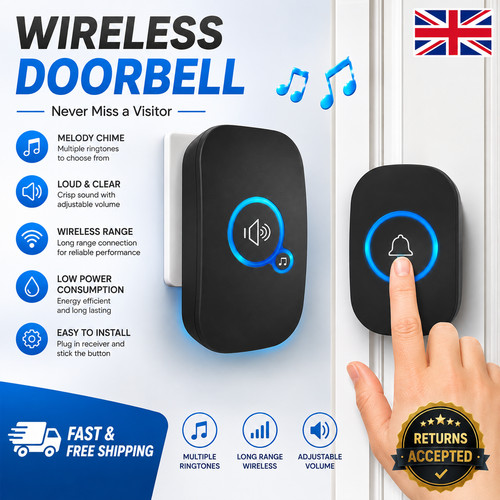 Wireless doorbell waterproof - doorbell,