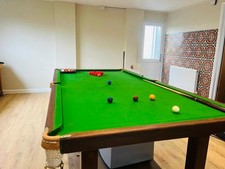 Size slate bed snooker - 3/4,