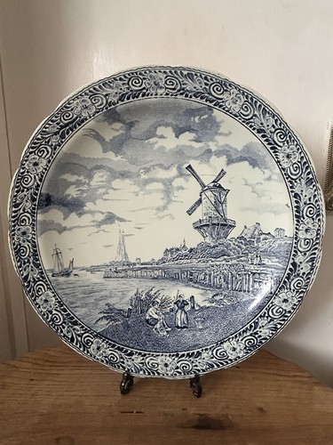 Vtg boch delfts belgium - boch, 15”