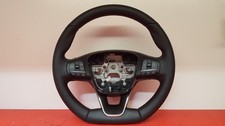 2021 FORD FIESTA MK8 LEATHER SPORTS FLATBOTTOM MULTIFUNCTION STEERING WHEEL