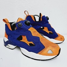 Reebok Instapump Fury 95 Smash Orange Cobalt Blue Size UK 7 Trainers 100069779