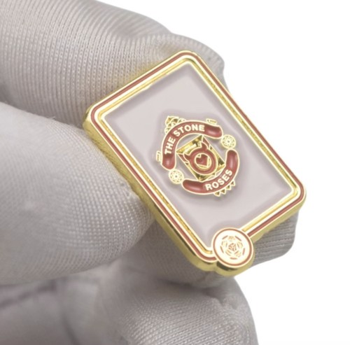 Stone roses pin badge - stone,