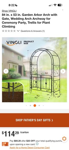 Vingli garden arch - arch, gate